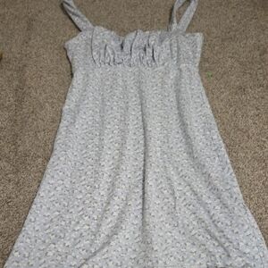 Hollister Light Blue Floral Dress